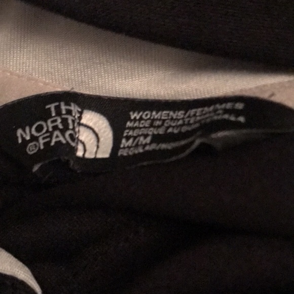 Black north face hoodie with white writing. Excellent condition - Picture 2 of 2